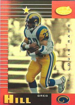 1999 Leaf Certified - Mirror Red #89 Greg Hill Front