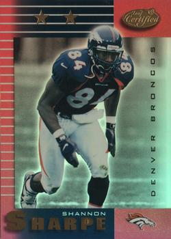 1999 Leaf Certified - Mirror Red #116 Shannon Sharpe Front