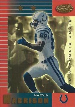 1999 Leaf Certified - Mirror Red #121 Marvin Harrison Front