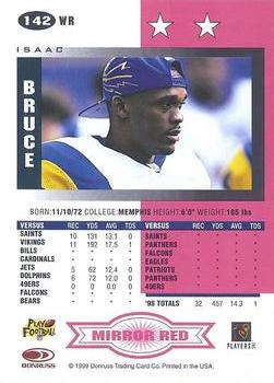 1999 Leaf Certified - Mirror Red #142 Isaac Bruce Back