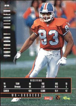 1995 Classic Images Limited #39 Anthony Miller Back
