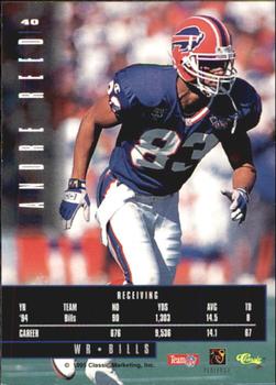 1995 Classic Images Limited #40 Andre Reed Back