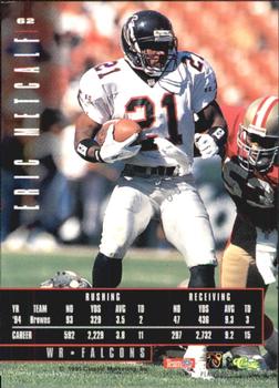 1995 Classic Images Limited #62 Eric Metcalf Back