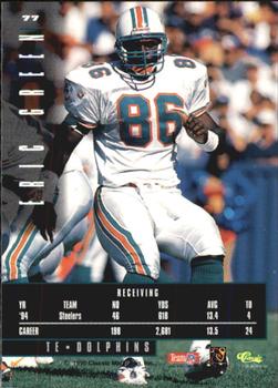 1995 Classic Images Limited #77 Eric Green Back