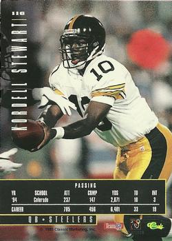 1995 Classic Images Limited #116 Kordell Stewart Back