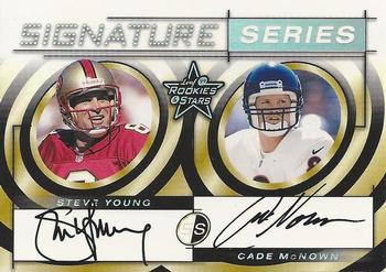 1999 Leaf Rookies & Stars - Signature Series #SS-21 Steve Young / Cade McNown Front