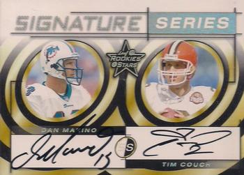 1999 Leaf Rookies & Stars - Signature Series #SS-30 Dan Marino / Tim Couch Front