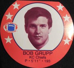 1979 Icee Discs #NNO Bob Grupp Front