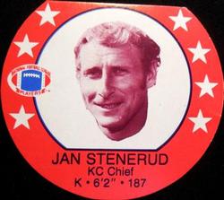 1979 Icee Discs #NNO Jan Stenerud Front