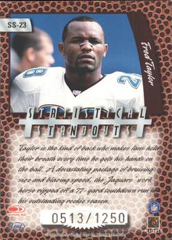 1999 Leaf Rookies & Stars - Statistical Standouts #SS-23 Fred Taylor Back