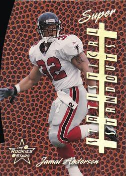 1999 Leaf Rookies & Stars - Statistical Standouts Die Cuts #SS-1 Jamal Anderson Front
