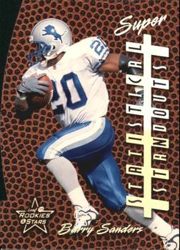 1999 Leaf Rookies & Stars - Statistical Standouts Die Cuts #SS-21 Barry Sanders Front