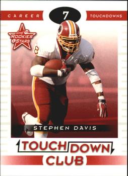 1999 Leaf Rookies & Stars - Touchdown Club #TC-18 Stephen Davis Front