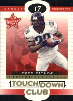1999 Leaf Rookies & Stars - Touchdown Club Die Cuts #TC-10 Fred Taylor Front