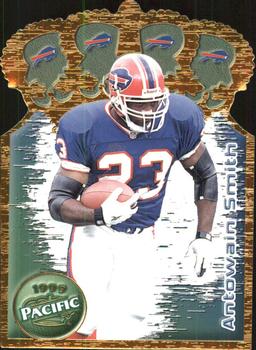 1999 Pacific - Gold Crown Die Cuts #5 Antowain Smith Front