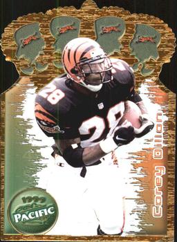 1999 Pacific - Gold Crown Die Cuts #6 Corey Dillon Front