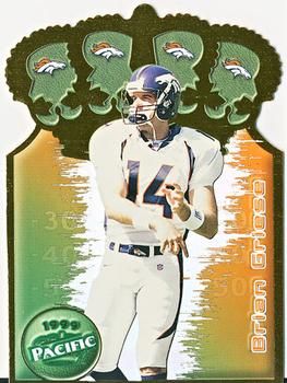 1999 Pacific - Gold Crown Die Cuts #11 Brian Griese Front