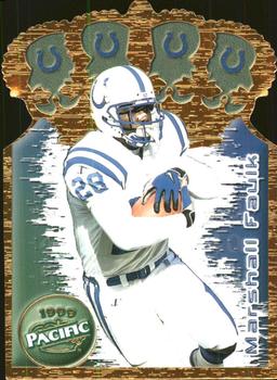 1999 Pacific - Gold Crown Die Cuts #16 Marshall Faulk Front
