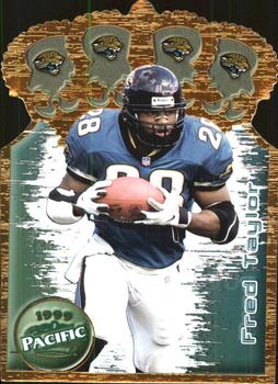 1999 Pacific - Gold Crown Die Cuts #19 Fred Taylor Front
