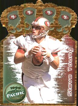 1999 Pacific - Gold Crown Die Cuts #31 Steve Young Front