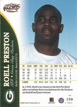 1999 Pacific - Opening Day #159 Roell Preston Back