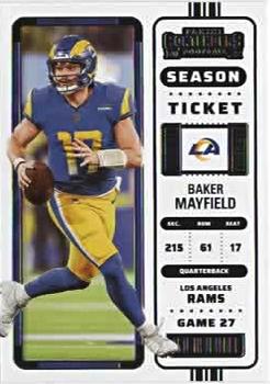 2022 Panini Contenders #14 Baker Mayfield Front
