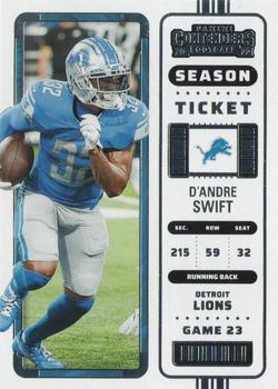 2022 Panini Contenders #35 D'Andre Swift Front