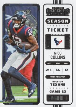 2022 Panini Contenders #39 Nico Collins Front