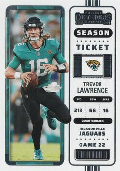2022 Panini Contenders #51 Trevor Lawrence Front