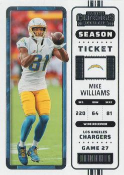 2022 Panini Contenders #74 Mike Williams Front