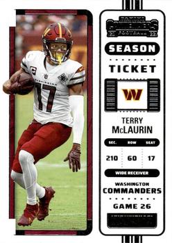 2022 Panini Contenders #99 Terry McLaurin Front