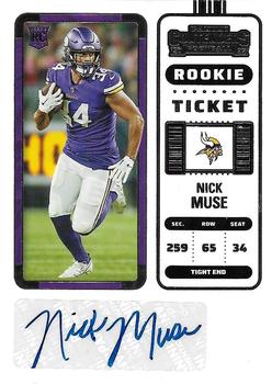 2022 Panini Contenders #253 Nick Muse Front