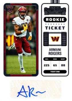 2022 Panini Contenders #276 Armani Rogers Front
