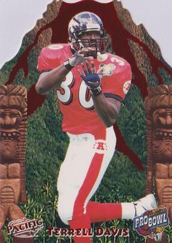 1999 Pacific - Pro Bowl Die Cuts #6 Terrell Davis Front