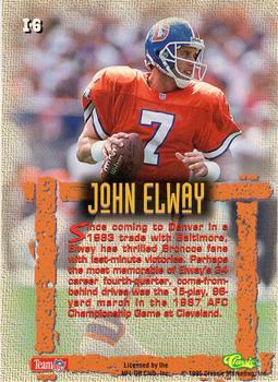 1995 Classic Images Limited - Icons #I-6 John Elway Back