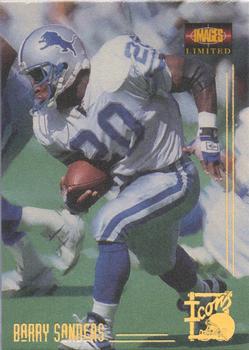 1995 Classic Images Limited - Icons #I-7 Barry Sanders Front
