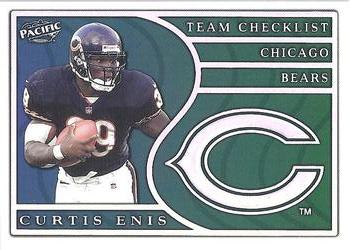 1999 Pacific - Team Checklists #6 Curtis Enis Front