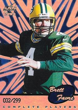 1999 Pacific Aurora - Complete Players Hobby #4 Brett Favre Front