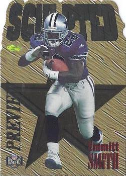 1995 Classic Images Limited Live - Sculpted Previews #NX1 Emmitt Smith Front