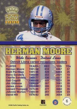 1999 Pacific Crown Royale - Franchise Glory #6 Herman Moore Back
