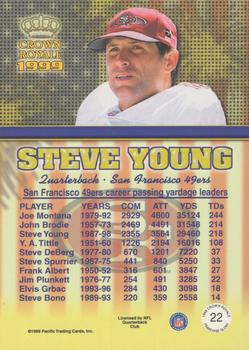1999 Pacific Crown Royale - Franchise Glory #22 Steve Young Back