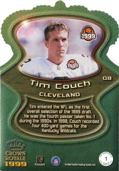 1999 Pacific Crown Royale - Gold Crown Die Cuts #1 Tim Couch Back