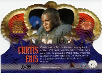 1999 Pacific Crown Royale - Limited Series #23 Curtis Enis Back