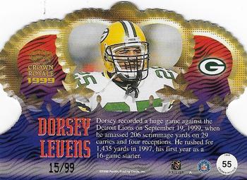 1999 Pacific Crown Royale - Limited Series #55 Dorsey Levens Back