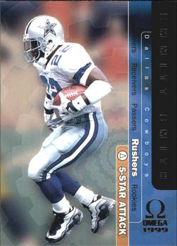 1999 Pacific Omega - 5-Star Attack #15 Emmitt Smith Front