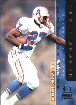1999 Pacific Omega - 5-Star Attack #18 Eddie George Front