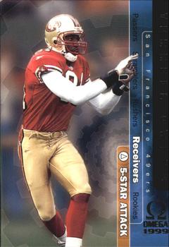 1999 Pacific Omega - 5-Star Attack #23 Terrell Owens Front