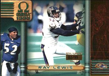 1999 Pacific Omega - Copper #21 Ray Lewis Front