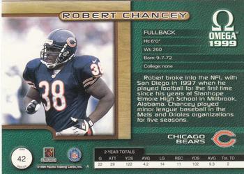 1999 Pacific Omega - Copper #42 Robert Chancey Back
