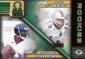 1999 Pacific Omega - Copper #97 Aaron Brooks / Dee Miller Front